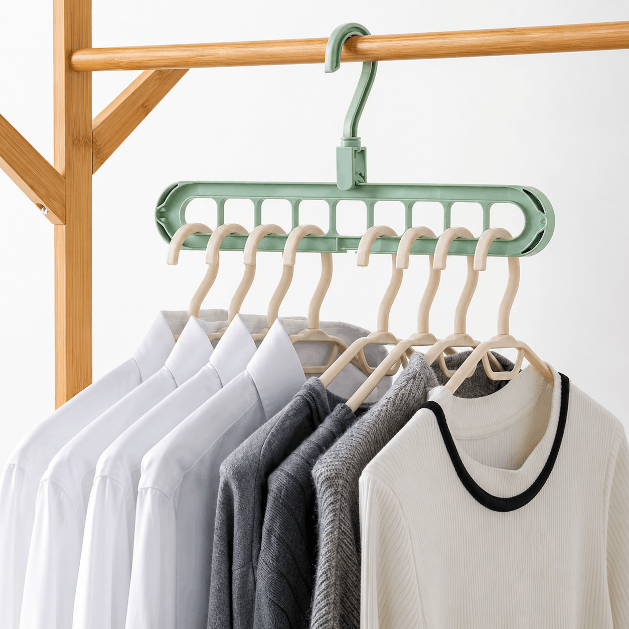 9 en 1 COLGADOR ORGANIZDOR ROPA GANCHO