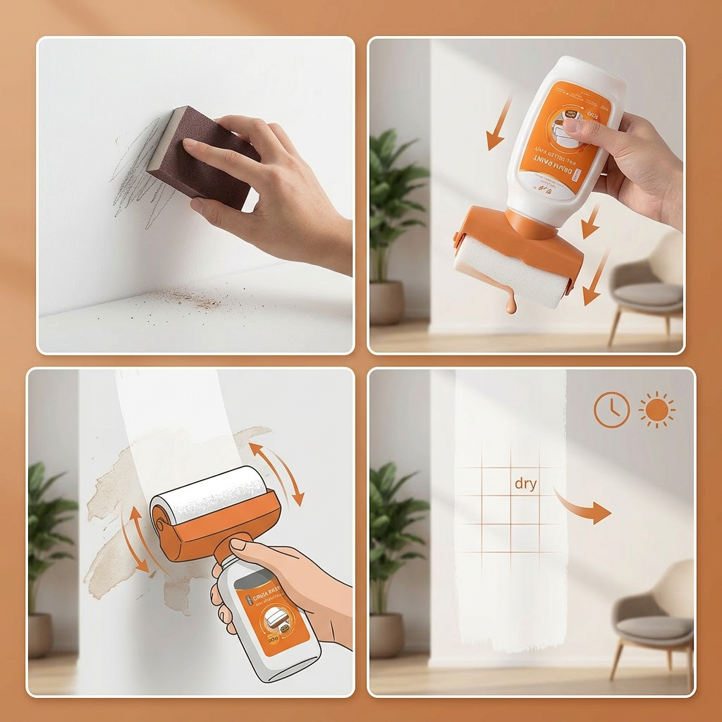 WALL RENEW PRO® RODILLO PINTURA REPARACIÓN PAREDES ¡Devuélvele la vida a tus paredes!