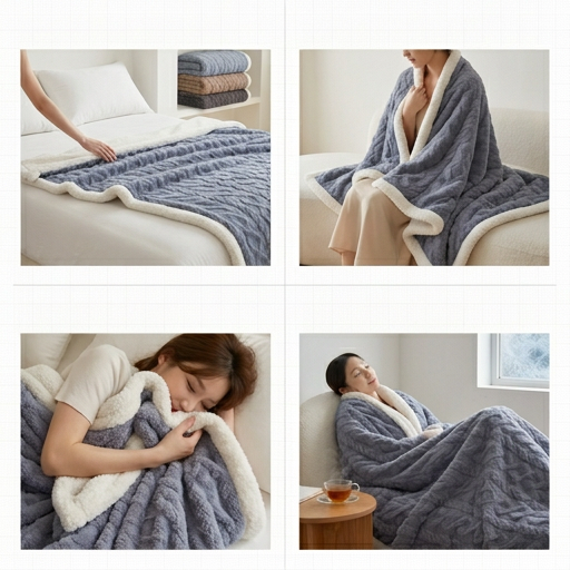 WINTER LUXE® MANTA PREMIUM CHIPORRO 2 PLAZAS ¡Calor real de una manta premium!
