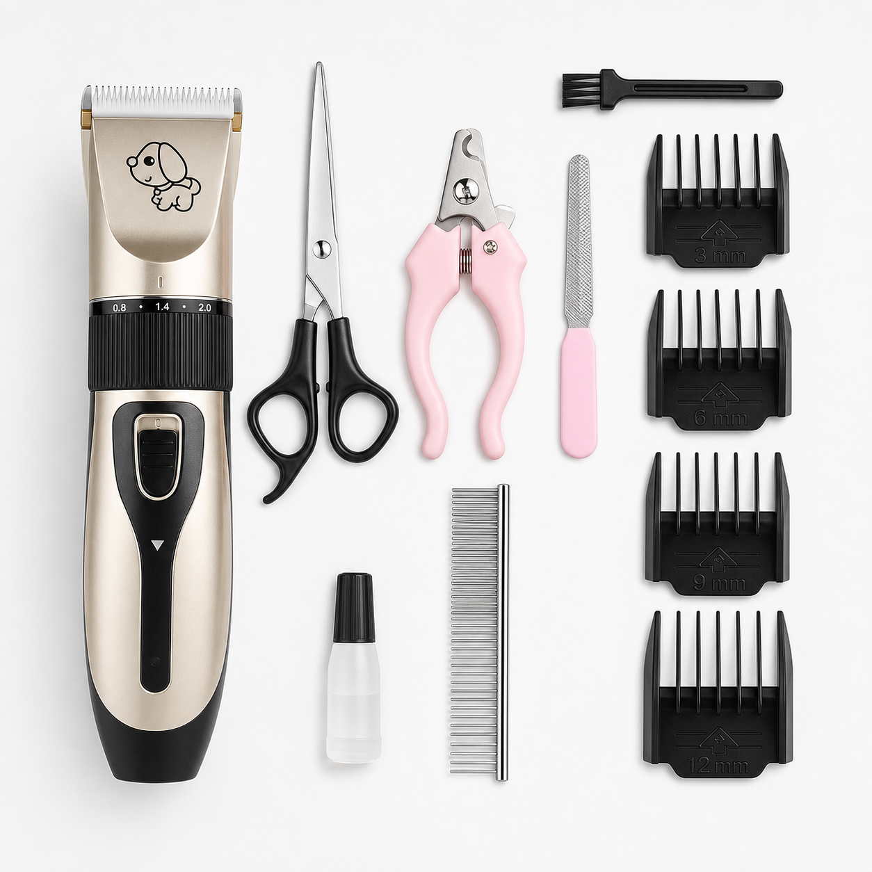 PETGROOM PRO KIT® KIT PROFESIONAL CORTADORA PELO MASCOTA ¡AHORRA EN PELUQUERÍAS CANINAS!