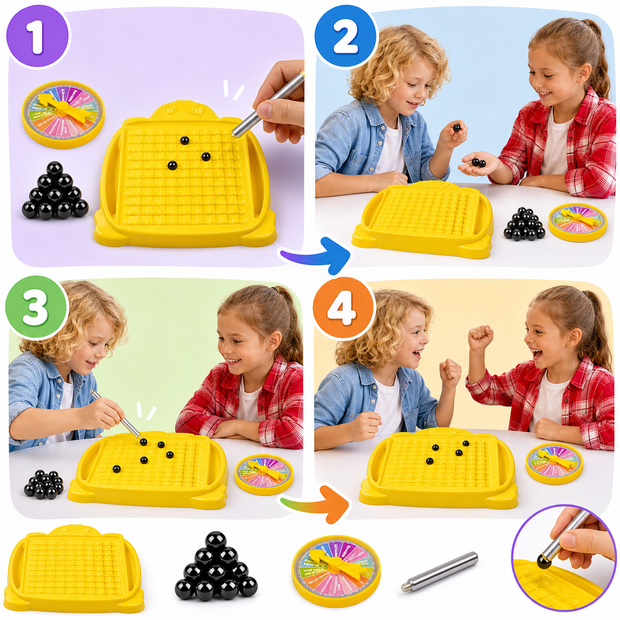MAGNET DUEL BOARD® GRAN JUEGO DE TABLERO MAGNÉTICO Nuevos juegos, nuevos momentos en familia