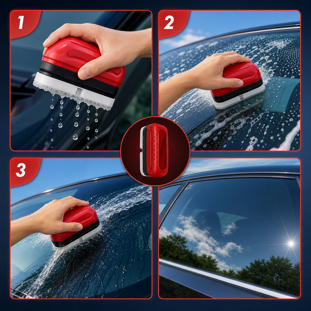 CLEAR DRIVE PRO® ESPONJA LIMPIA VIDRIOS PARA VEHÍCULO ¡Mejora tu visibilidad!