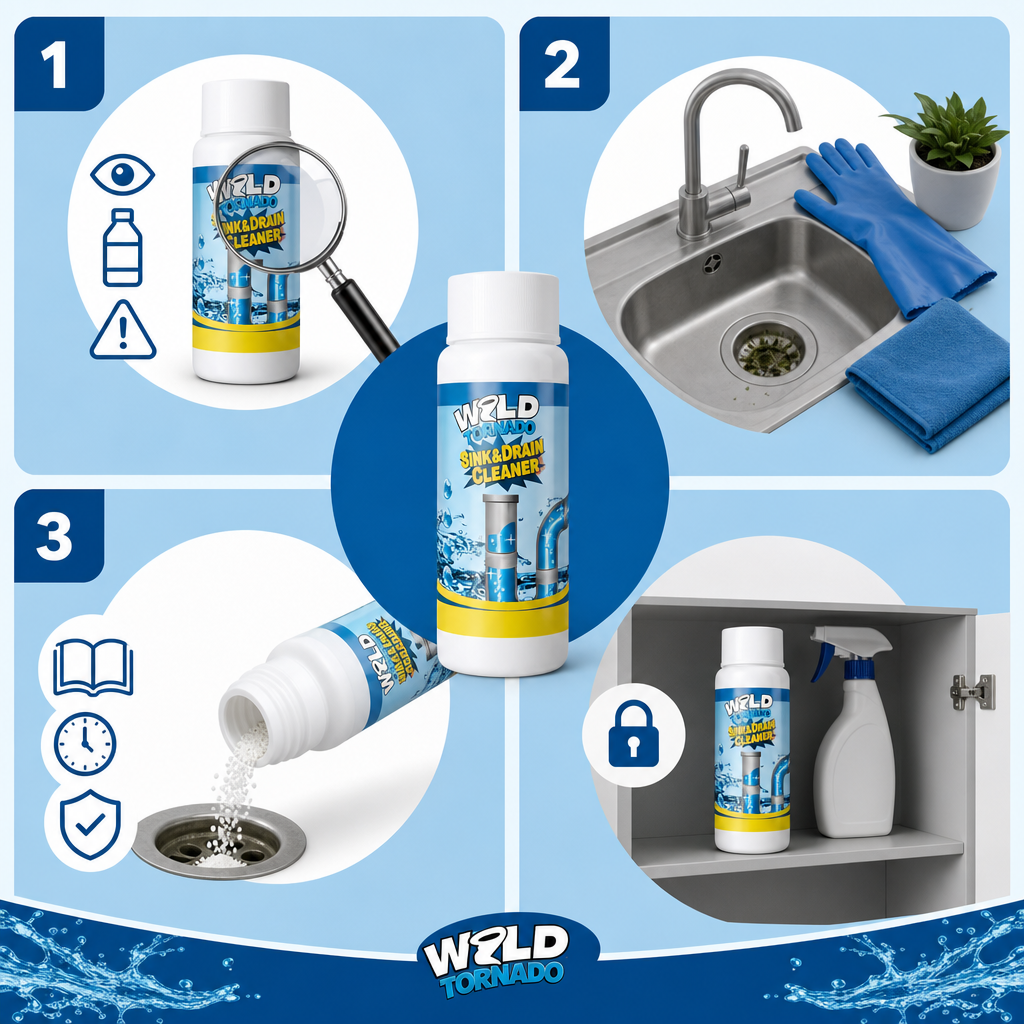 DRAIN CARE HOME® PACK POLVO DESTAPA CAÑO X2 Formato doble para desagües en el hogar