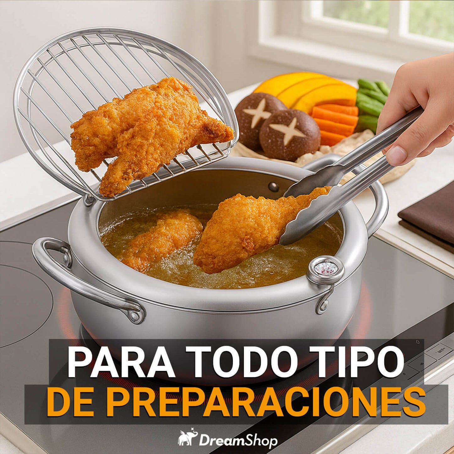 FREIDORA JAPONESA - El secreto de freír a la perfección.