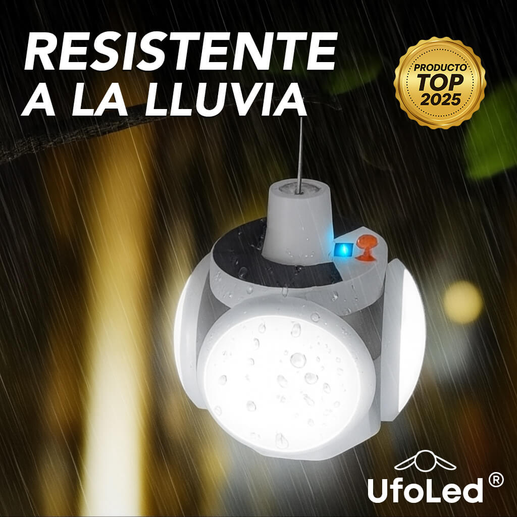 UfoLed® Lámpara Solar Premium - ¡Ilumina gratis en cualquier Emergencia!