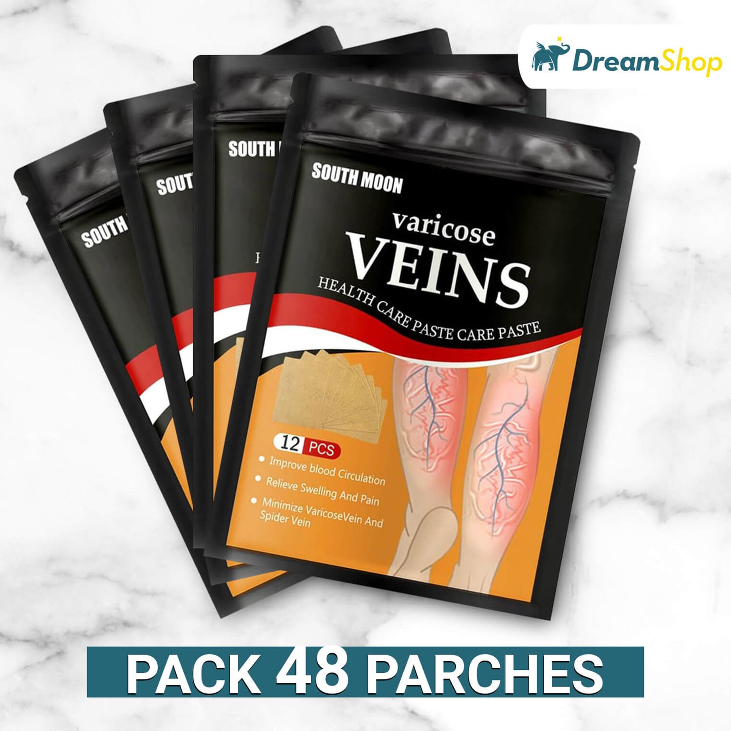 Pack 48 Parches Para Várices