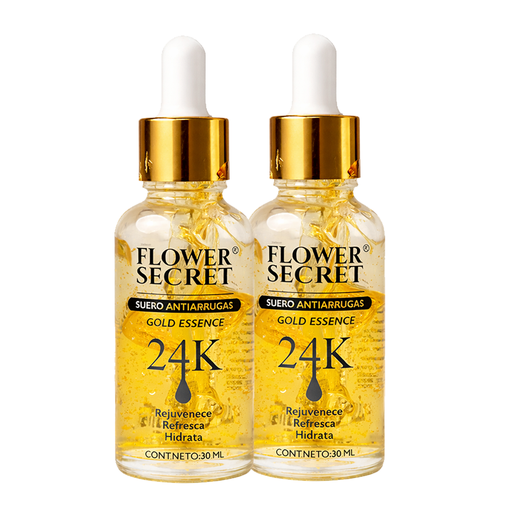Suero Antiedad GOLDEN FLOWER SECRET® - Nutre y Rejuvenece - ¡APROVECHA EL 2X1!