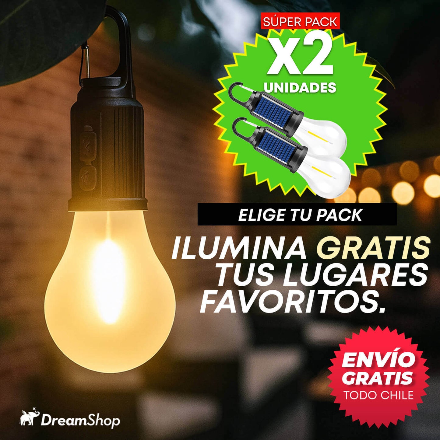 PACK 2 AMPOLLETAS LUMILED® - ¡Ilumina sin GASTAR!