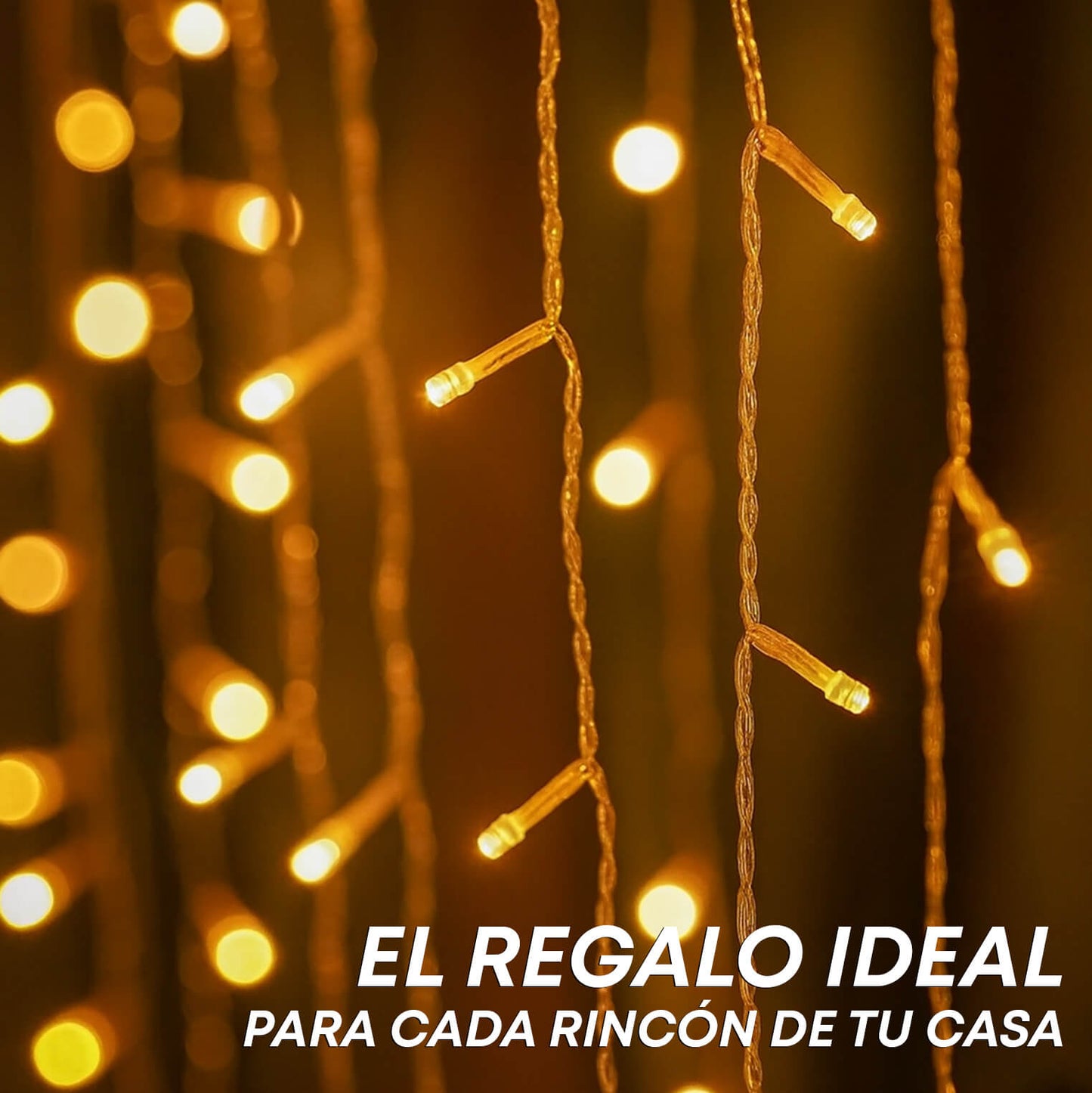 CORTINA LUCES LED  ¡🌟 Convierte cualquier rincón en un ambiente mágico!