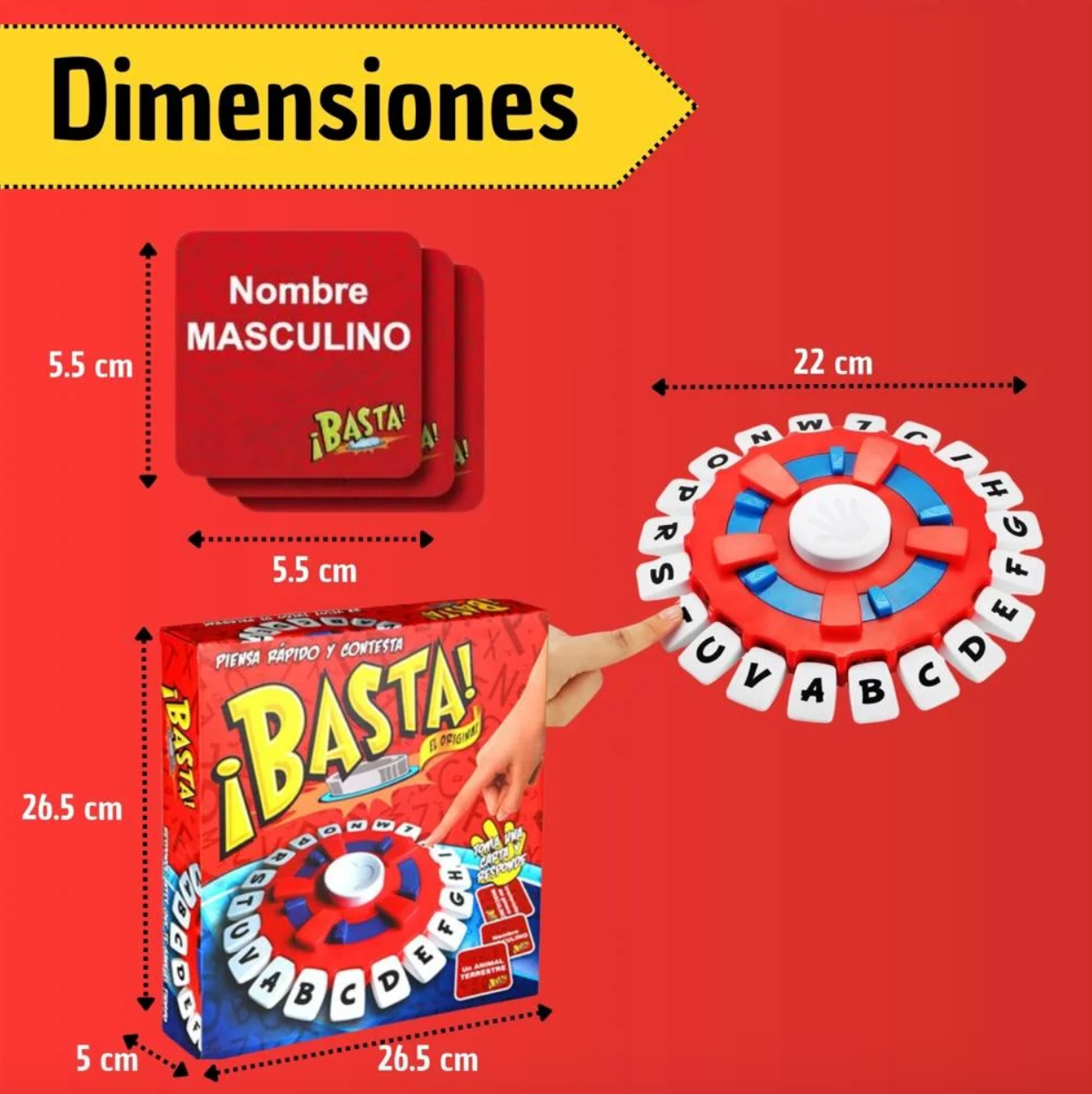 Juego BASTA ORIGINAL® Electrónico - ¡El juego Familiar Nº 1 en ventas!