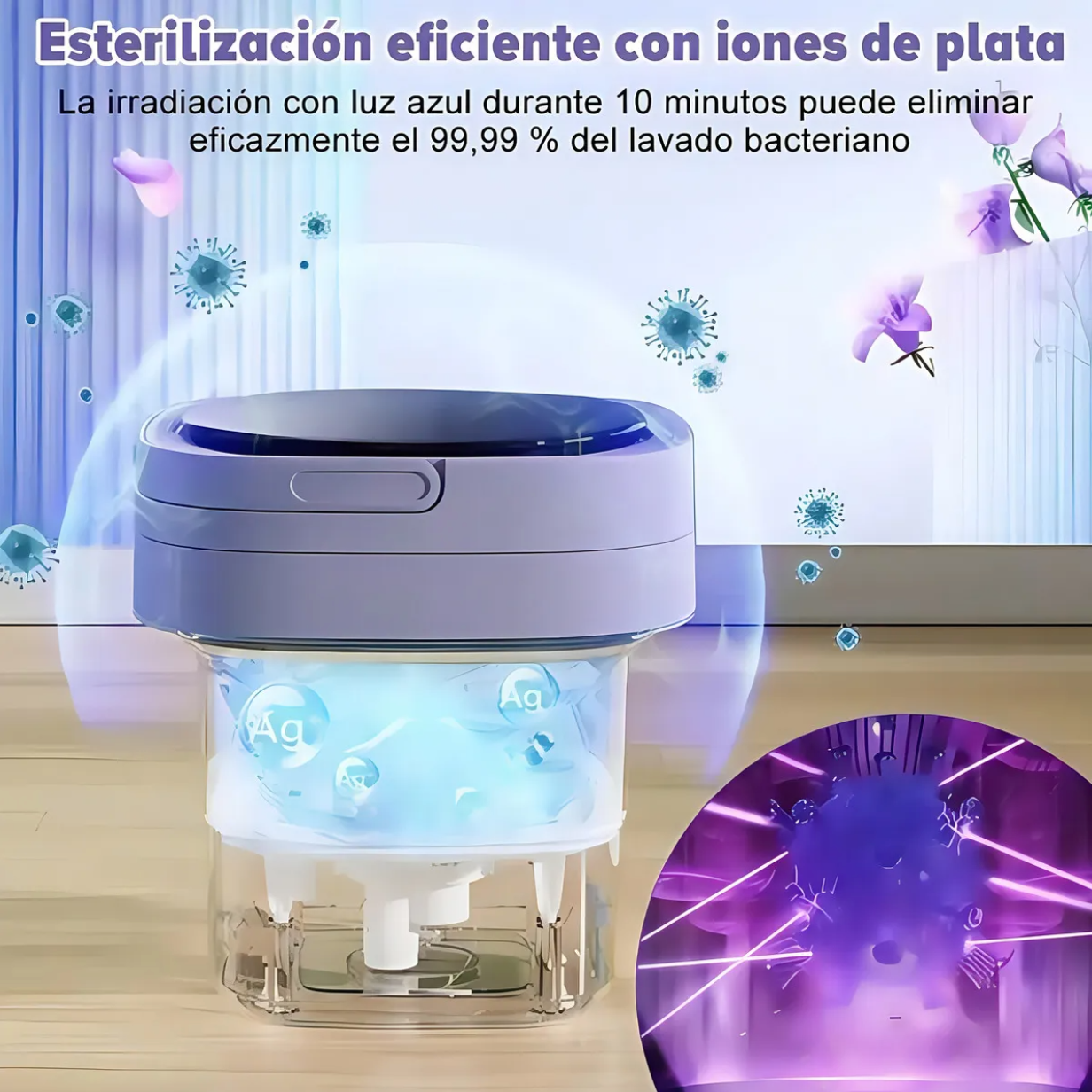 Lavadora EasyWash® Portátil - Lava lo justo cada día ¡Ya no necesitas acumular!