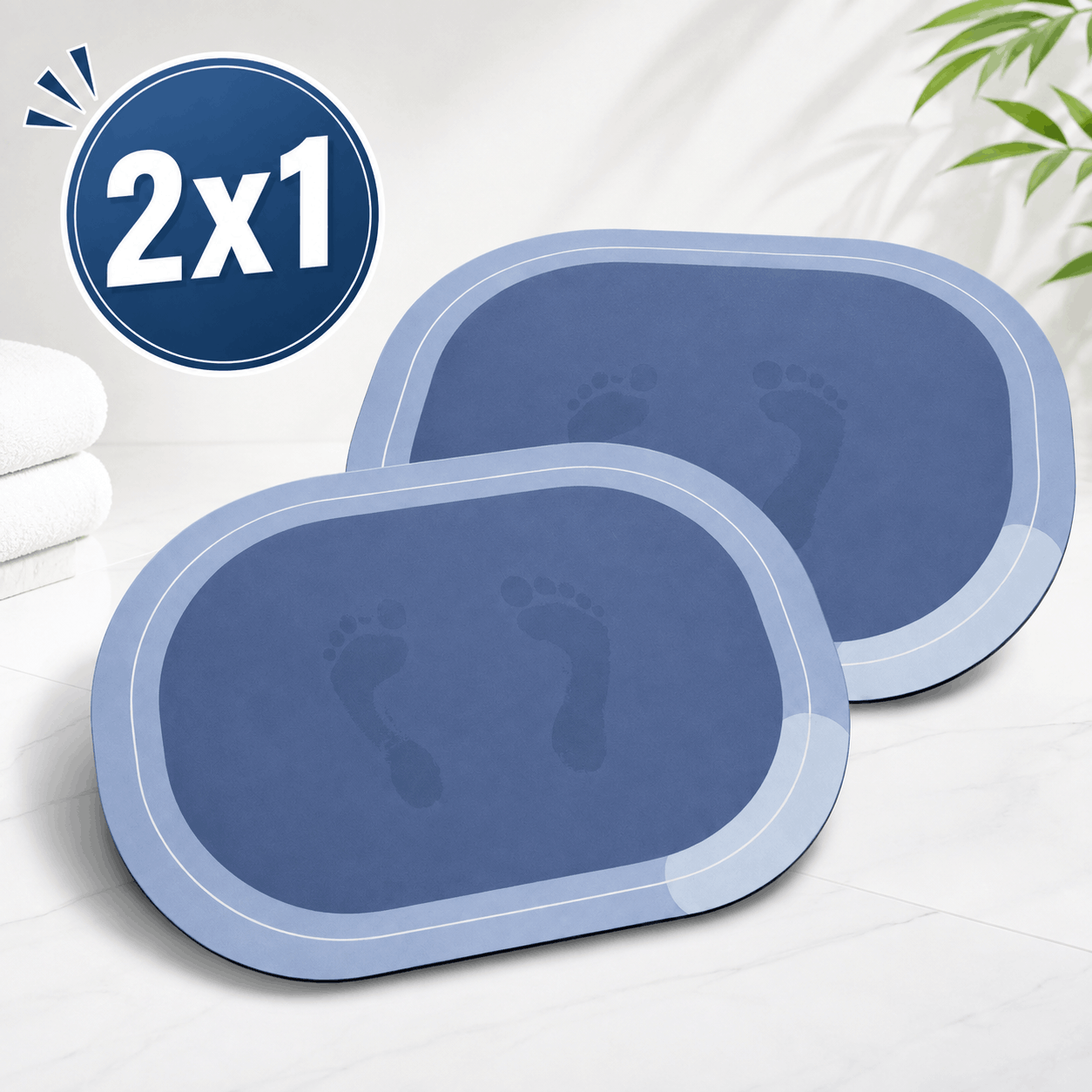 DRYSTEP HOME® ALFOMBRA ANTIDESLIZANTE DE SECADO RÁPIDO ¡PISA MÁS SEGURO AL SALIR DE LA DUCHA!