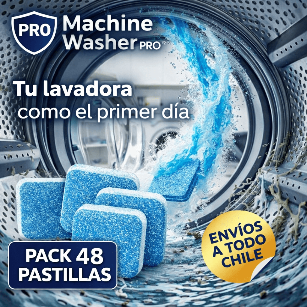 PASTILLAS LIMPIA LAVADORAS Machine Washer PRO® - ¡¡¡PACK 48 PASTILLAS!!!