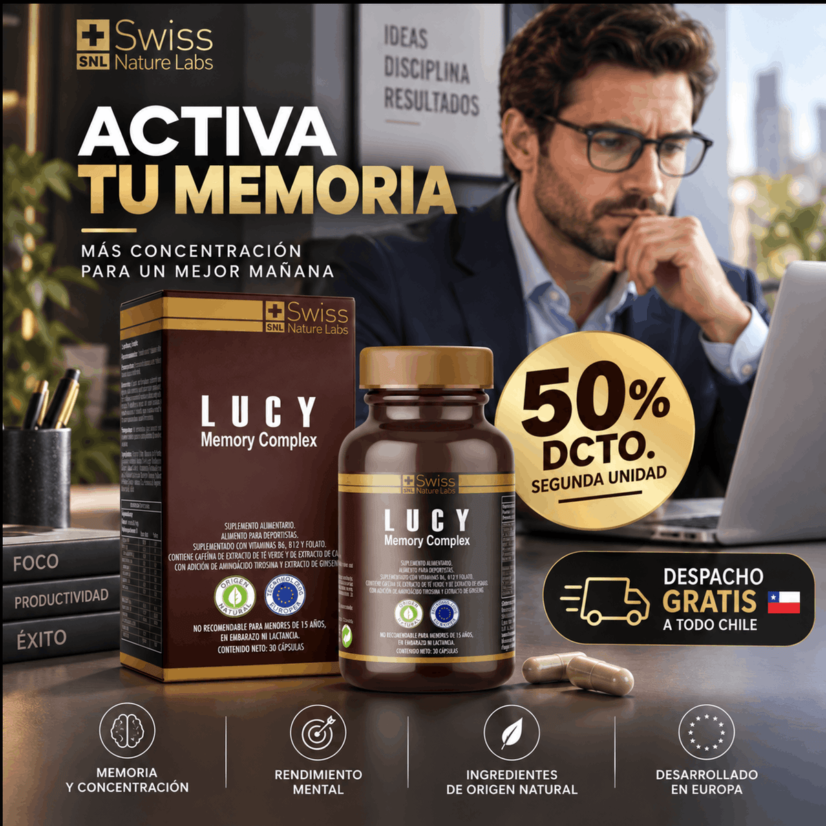 LUCY MEMORY COMPLEX®  ¡ACTIVA TU MEMORIA Y ACLARA TU MENTE!
