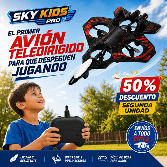 SKY KIDS PRO® AVIÓN CONTROL REMOTO- ¡El sueño de todo niño!