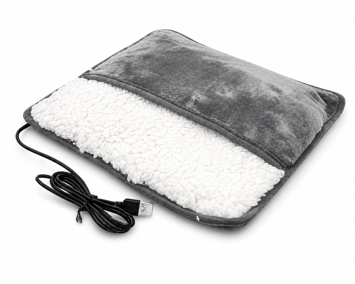 WARM FEET PRO® CALENTADOR DE PIES USB GRIS - ¡Pasa un invierno sin frío!