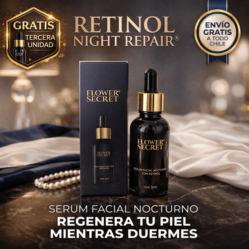 RETINOL NIGHT REPAIR® SERUM NOCTURNO ¡Rejuvenece mientras duermes! - ¡GRATIS TERCERA UNIDAD!