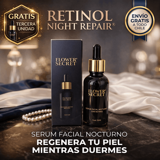 RETINOL NIGHT REPAIR® SERUM NOCTURNO ¡Rejuvenece mientras duermes! - ¡GRATIS TERCERA UNIDAD!