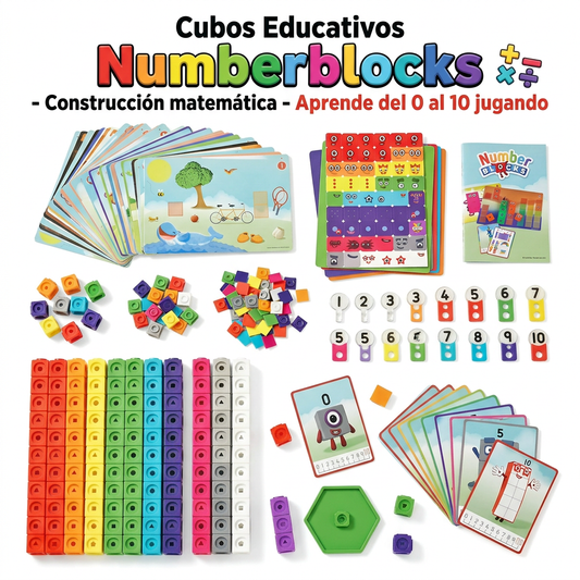 Bloques Numéricos NUMBERBLCOKS® – Set de Cubos para Aprender Matemáticas