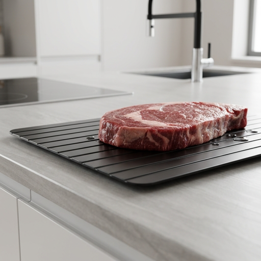 DEFROST CHEF PRO® TABLA DESCONGELANTE RÁPIDA ¡Descongela sin arruinar el sabor!