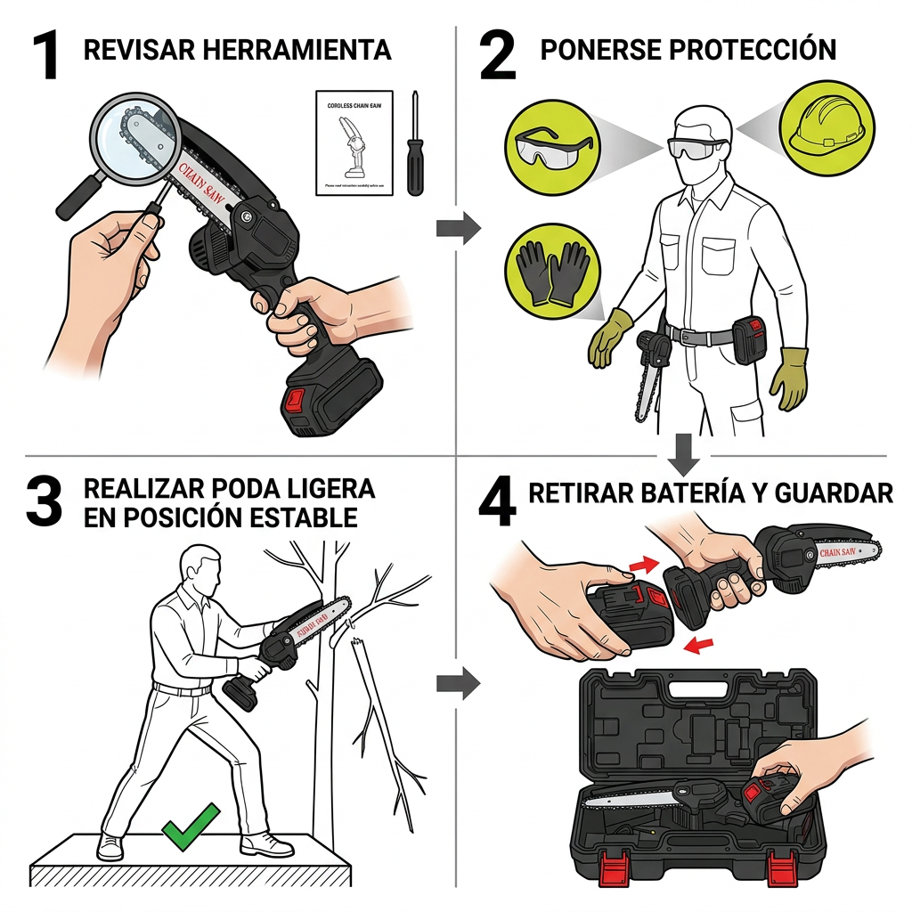 CUTPRO MINI® MINI MOTOSIERRA INALÁMBRICA + ¡¡¡BATERÍA EXTRA GRATIS!!!