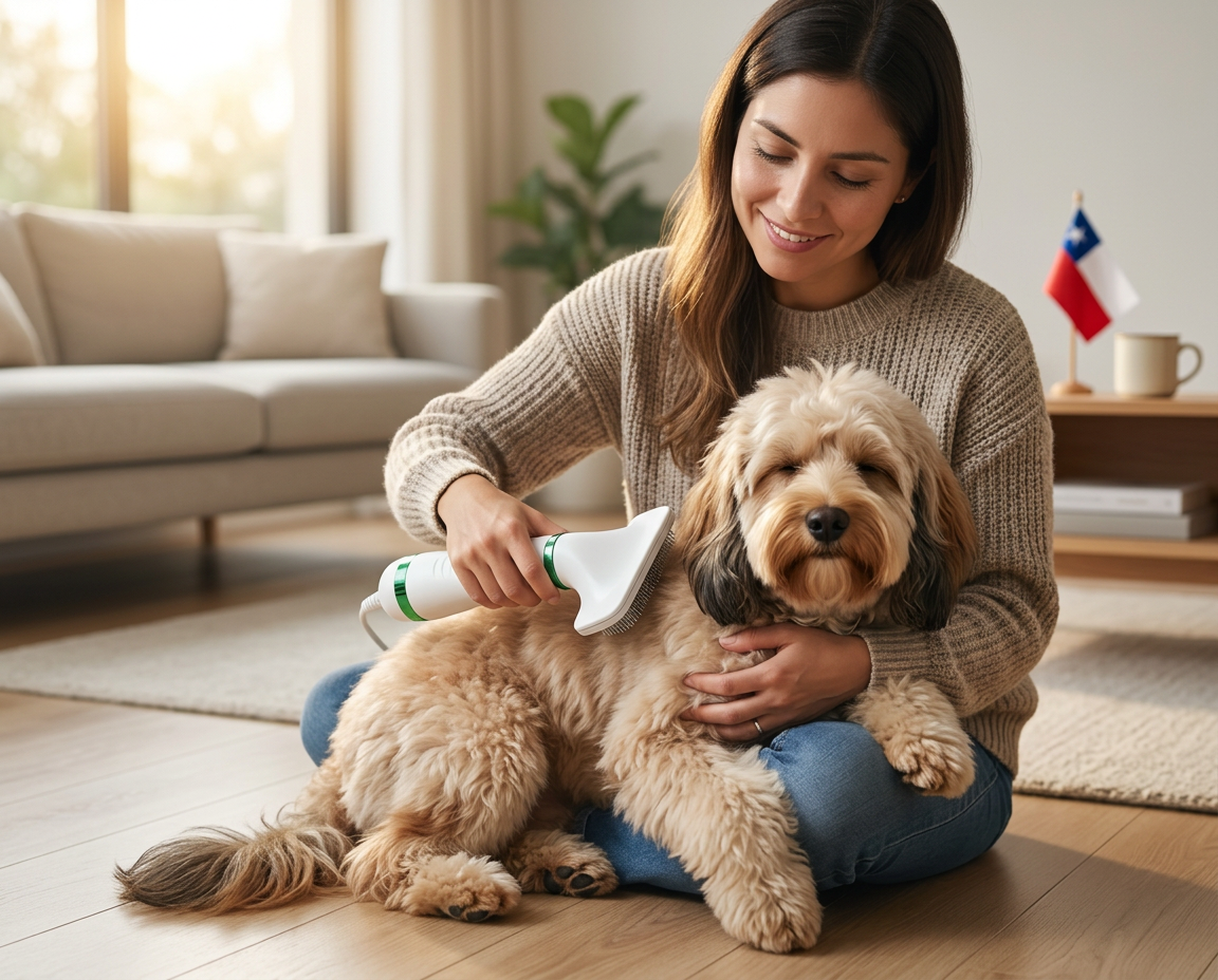PET DRY BRUSH PRO® CEPILLO Y SECADOR DE MASCOTAS 2 EN 1 ¡No dejes a tu mascota húmeda!