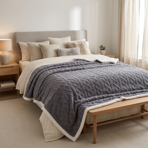 WINTER LUXE® MANTA PREMIUM CHIPORRO 2 PLAZAS ¡Calor real de una manta premium!