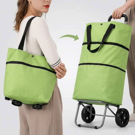 EASYROLL BAG® BOLSO PLEGABLE 2 EN 1 + ¡¡¡GRATIS SET 6 TAPAS SILICONA!!!