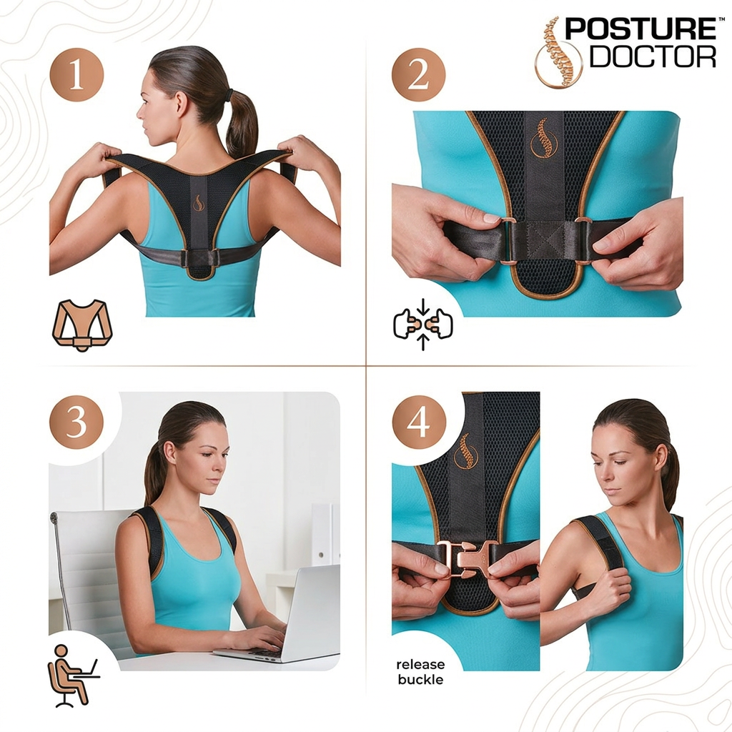 POSTURE DOCTOR® ¡CORRECTOR DE POSTURA!