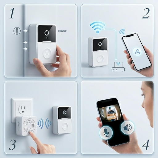 SMART DOORBELL PRO® TIMBRE INALÁMBRICO CON CÁMARA WIFI ¡Seguridad antes de abrir tu puerta!