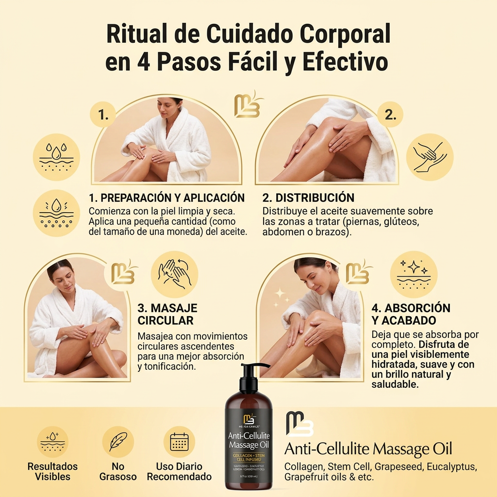 BODY FIRM GLOW® ACEITE CORPORAL REAFIRMANTE 240 ML ¡CUIDA TU PIEL FÁCILMENTE!