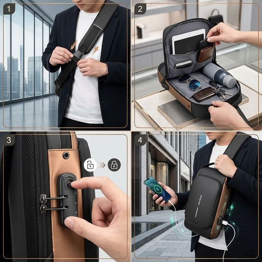 SAFE MOVE® BOLSO MOCHILA ANTIROBO ¡Muévete con más seguridad!