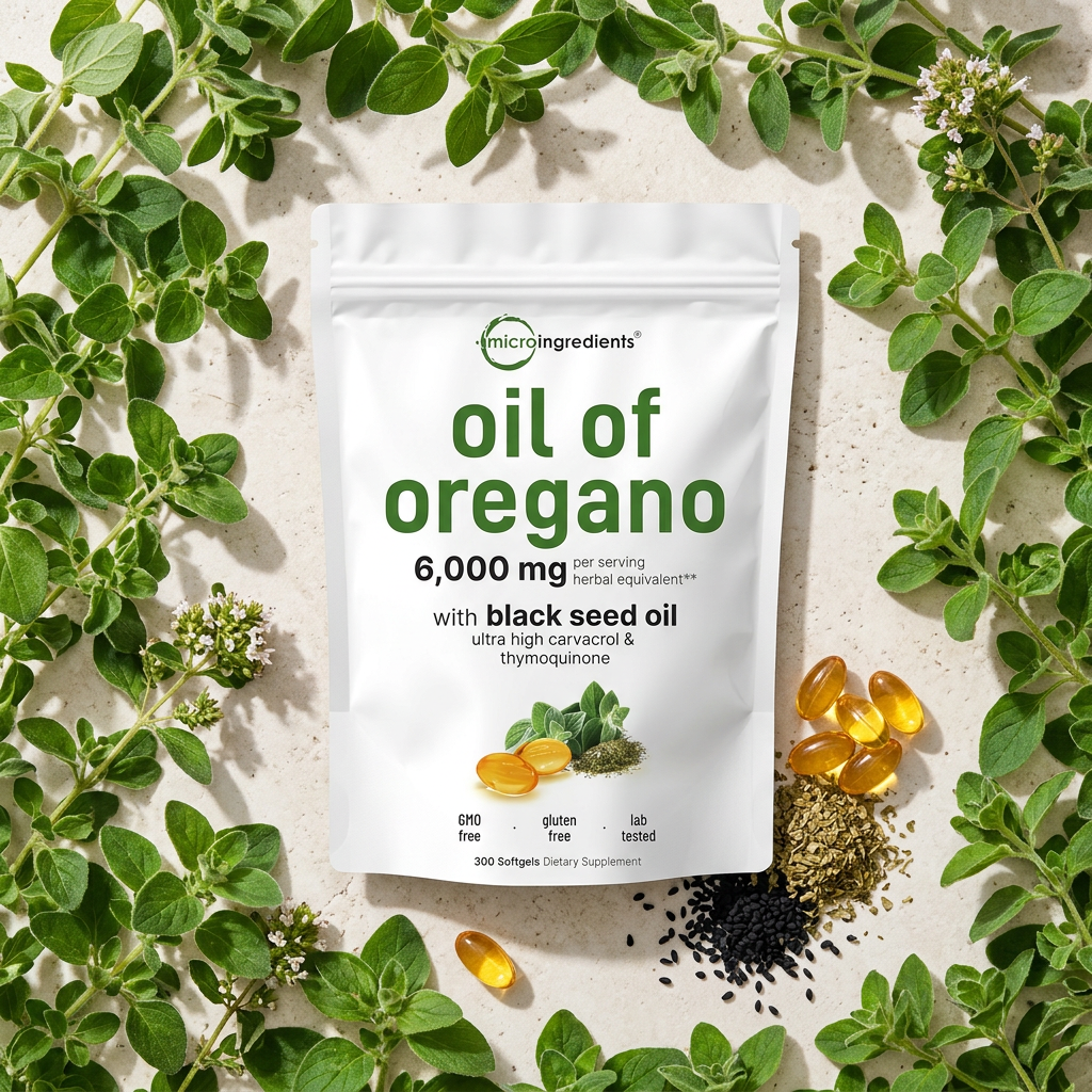 ACEITE ORÉGANO MICROINGREDIENTS® – ¡Potente antibiótico Natural!- ¡¡¡GRATIS TERCERA UNIDAD!!!