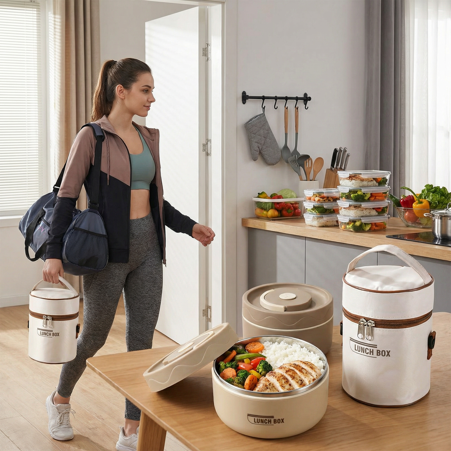 Lonchera LUNCH BOX® Térmica Portátil - Para Jornadas Largas