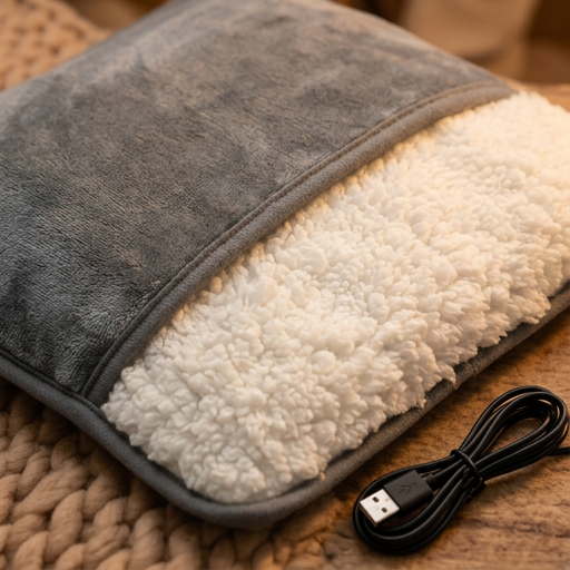 WARM FEET PRO® CALENTADOR DE PIES USB GRIS - ¡Pasa un invierno sin frío!
