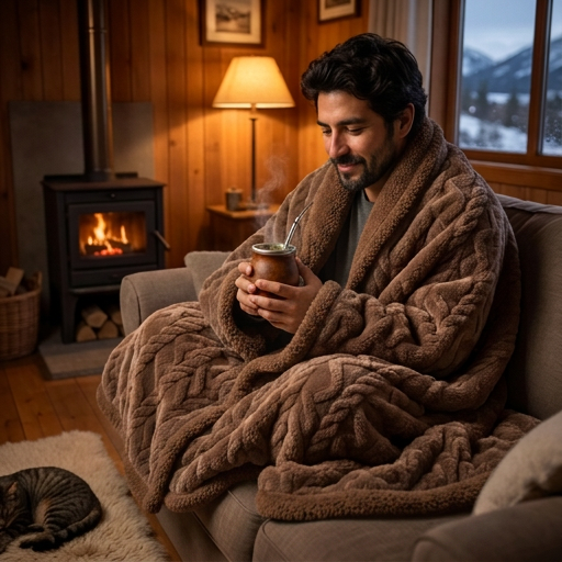 WINTER LUXE® FRAZADA PREMIUM 2KG 200x220CM ¡Calor real de una manta premium!
