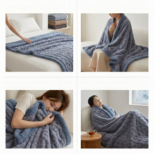 WINTER LUXE® FRAZADA PREMIUM 2KG 200x220CM ¡Calor real de una manta premium!