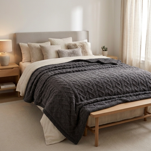WINTER LUXE® FRAZADA PREMIUM 2KG 200x220CM ¡Calor real de una manta premium!