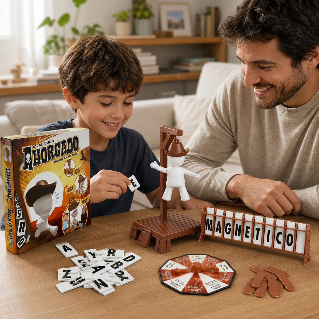 EL COLGADO MAGNÉTICO® JUEGO DE PALABRAS FAMILIAR Un clásico, ahora magnético y familiar