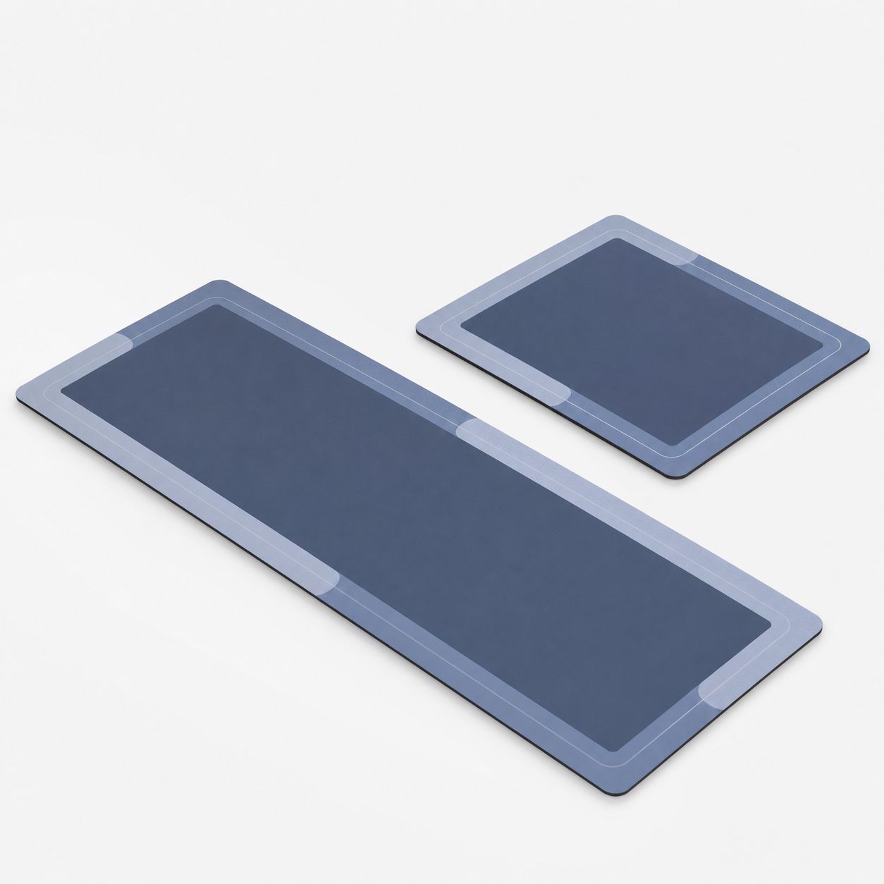 KITCHEN DUO MAT® SET DE ALFOMBRAS DE COCINA ABSORBENTES DE 2 PIEZAS.
