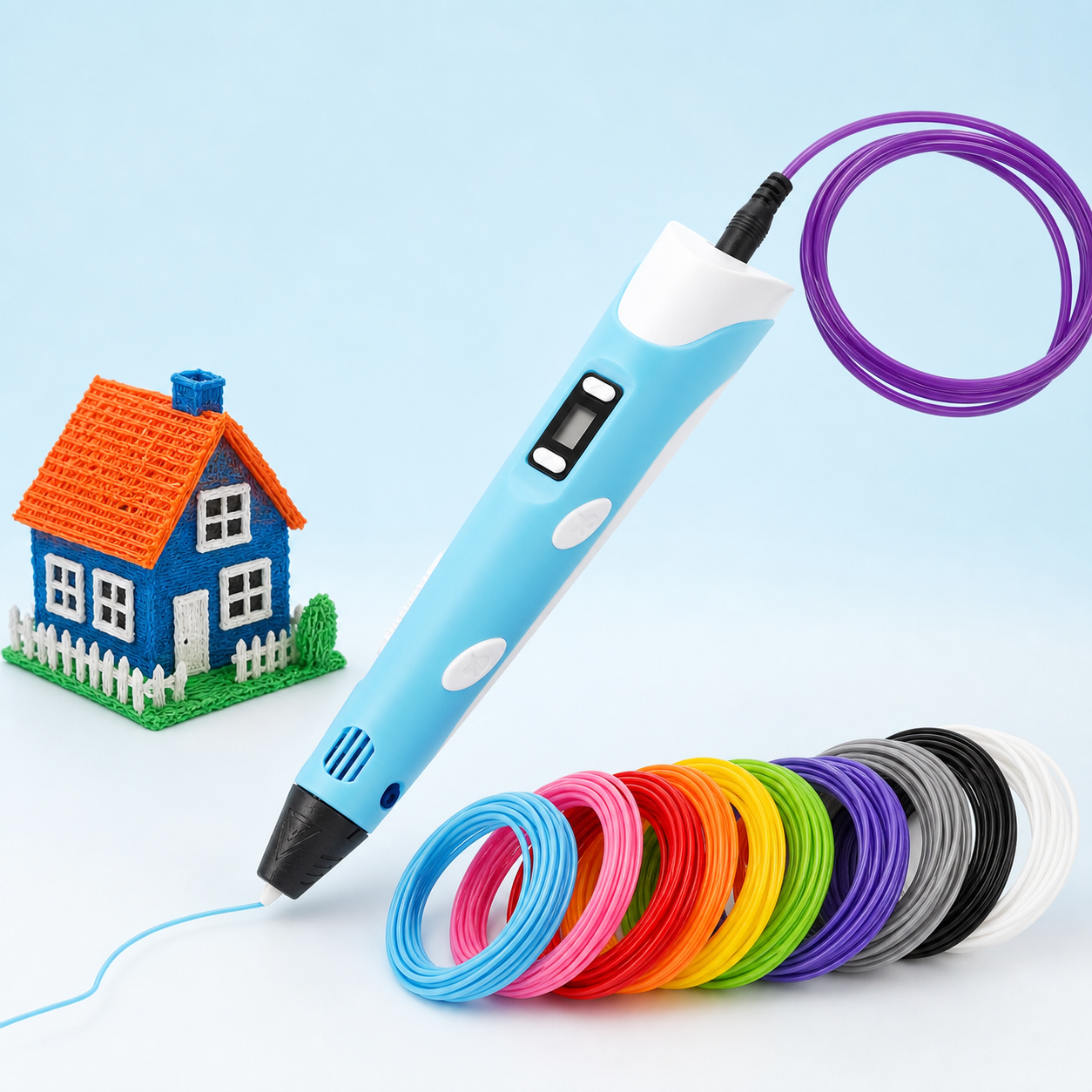 MAGIC 3D PEN® LÁPIZ IMPRESORA 3D CON FILAMENTOS ¡Que sus dibujos cobren vida!