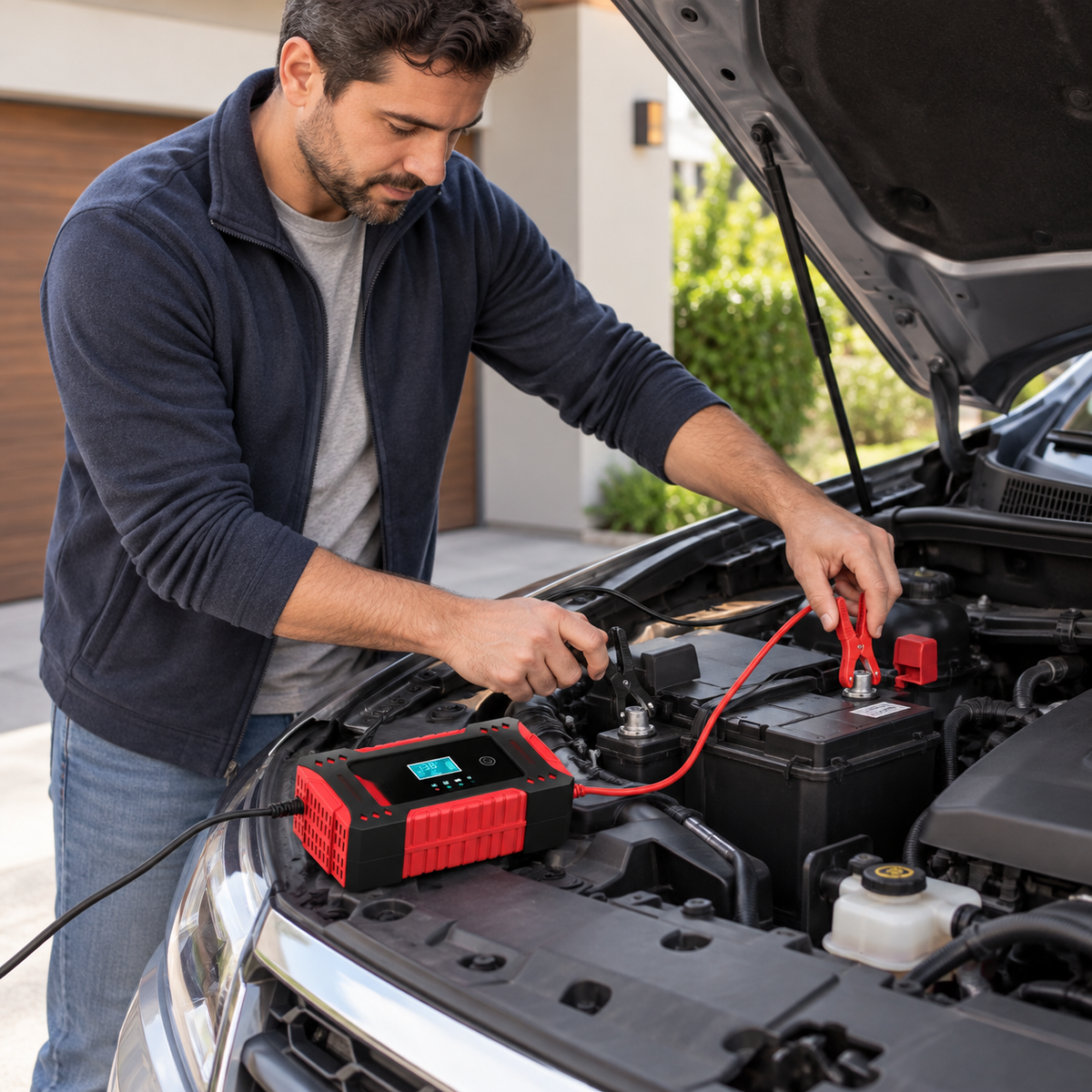 READYCHARGE 12V CARGADOR DE BATERÍA PARA AUTO ¡SIEMPRE LISTO PARA TODO!