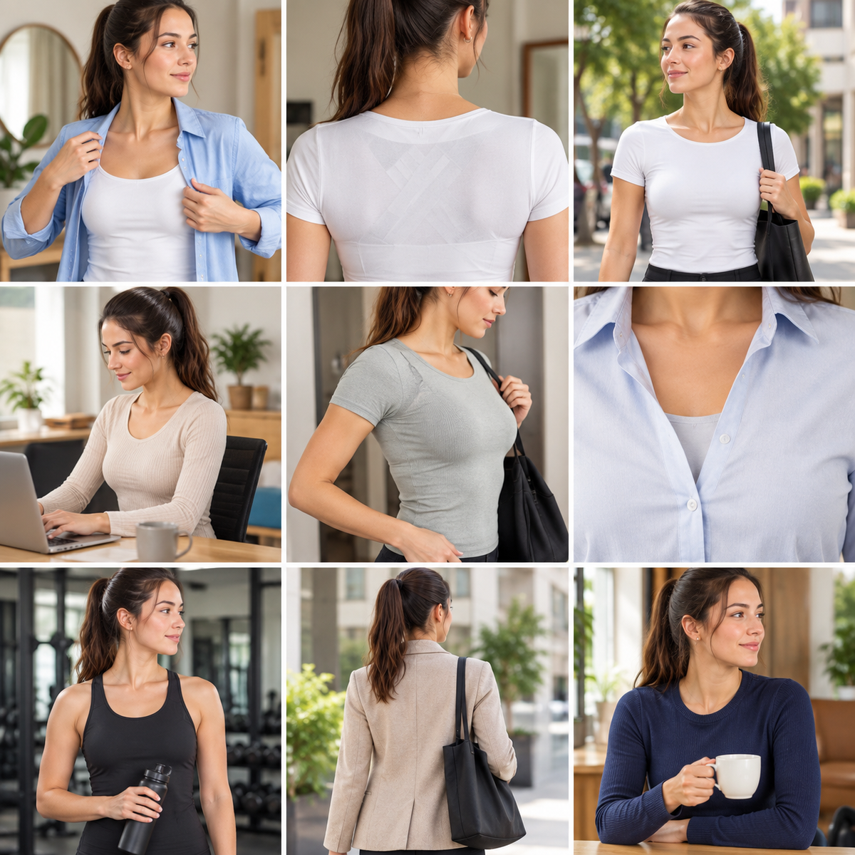POSTURE DAILY® CORRECTOR DE POSTURA CON SOPORTE LUMBAR ¡MEJORA TU POSTURA DÍA A DÍA!