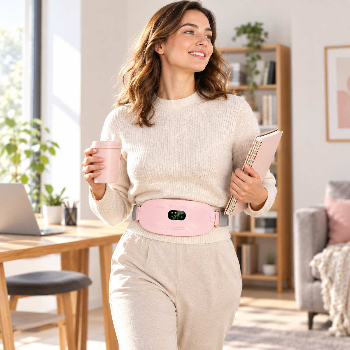 WARM RELIEF BELT® CINTURÓN CÓLICOS TÉRMICO PORTÁTIL ¡ALIVIO QUE VA CONTIGO!
