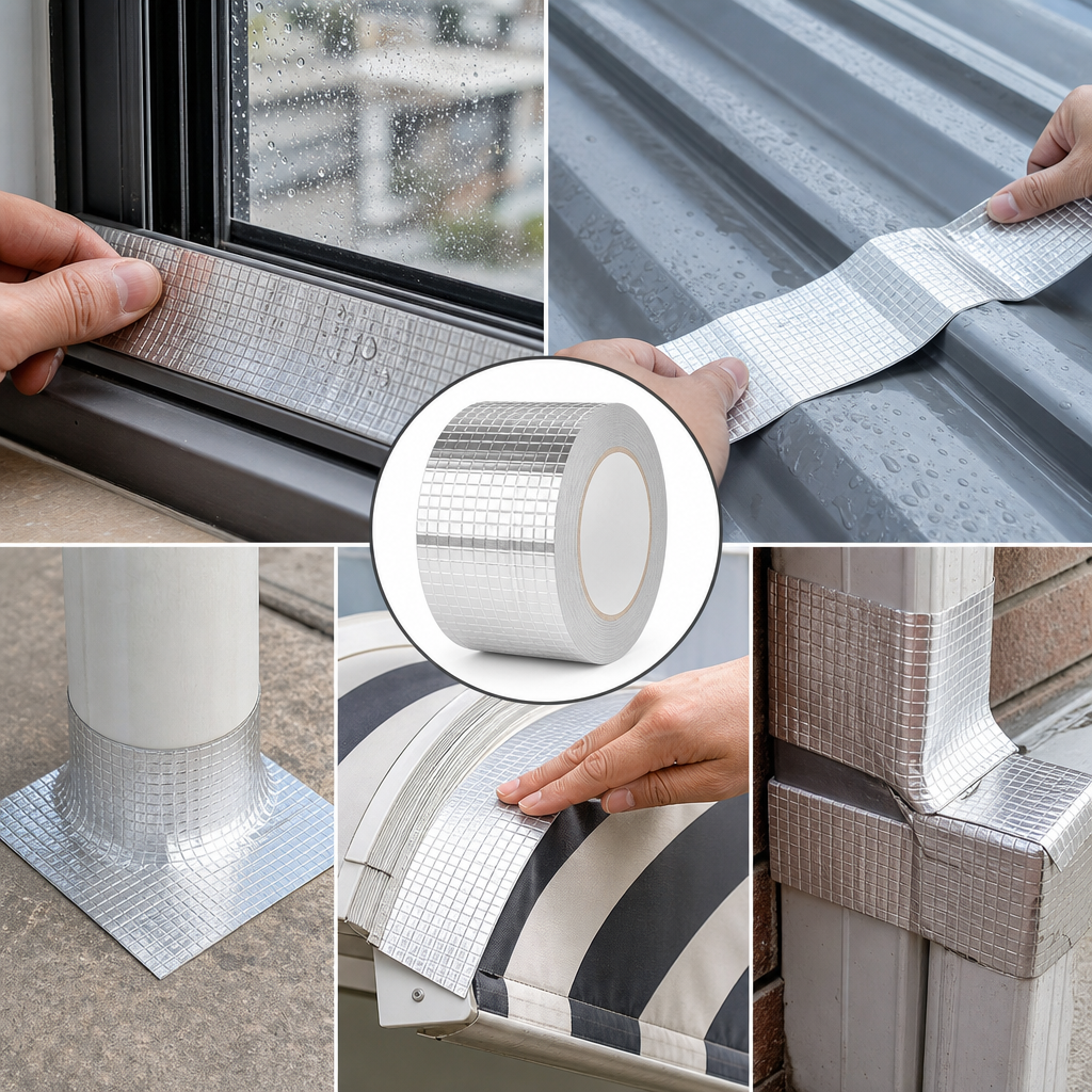 WINTER SEAL® CINTA DE BUTILO 10 CM X 5 MTS ¡Prepárate para las goteras antes que lleguen!