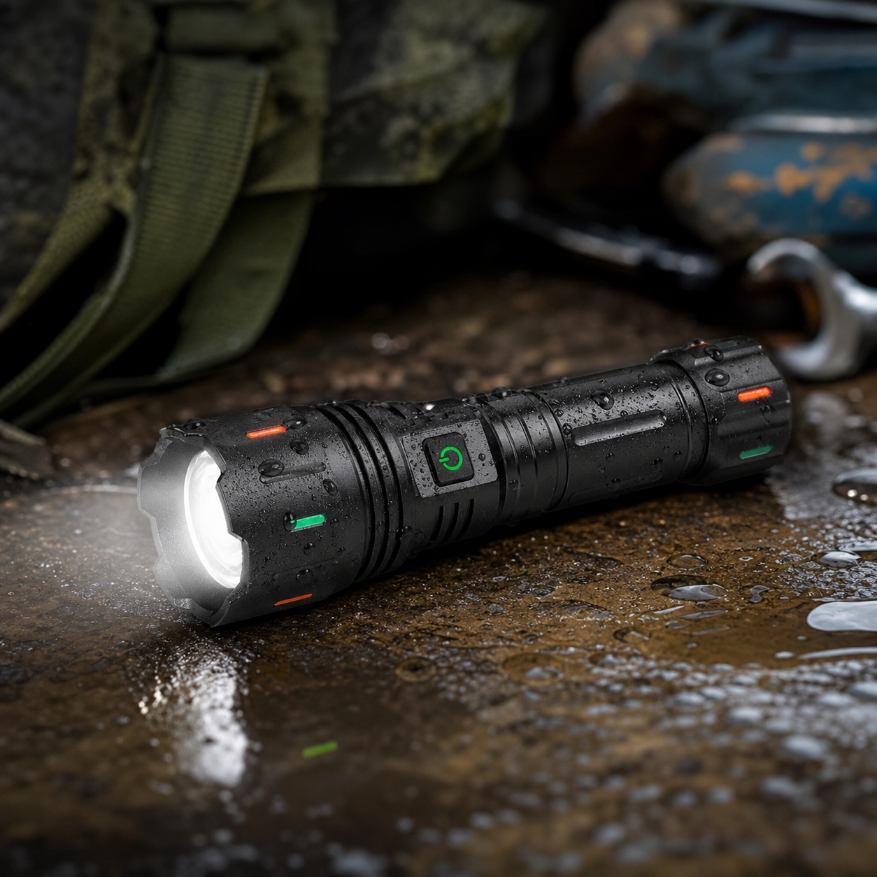 POWERBEAM ZOOM® LINTERNA LED CON ZOOM ¡Tan potente que ilumina de día!