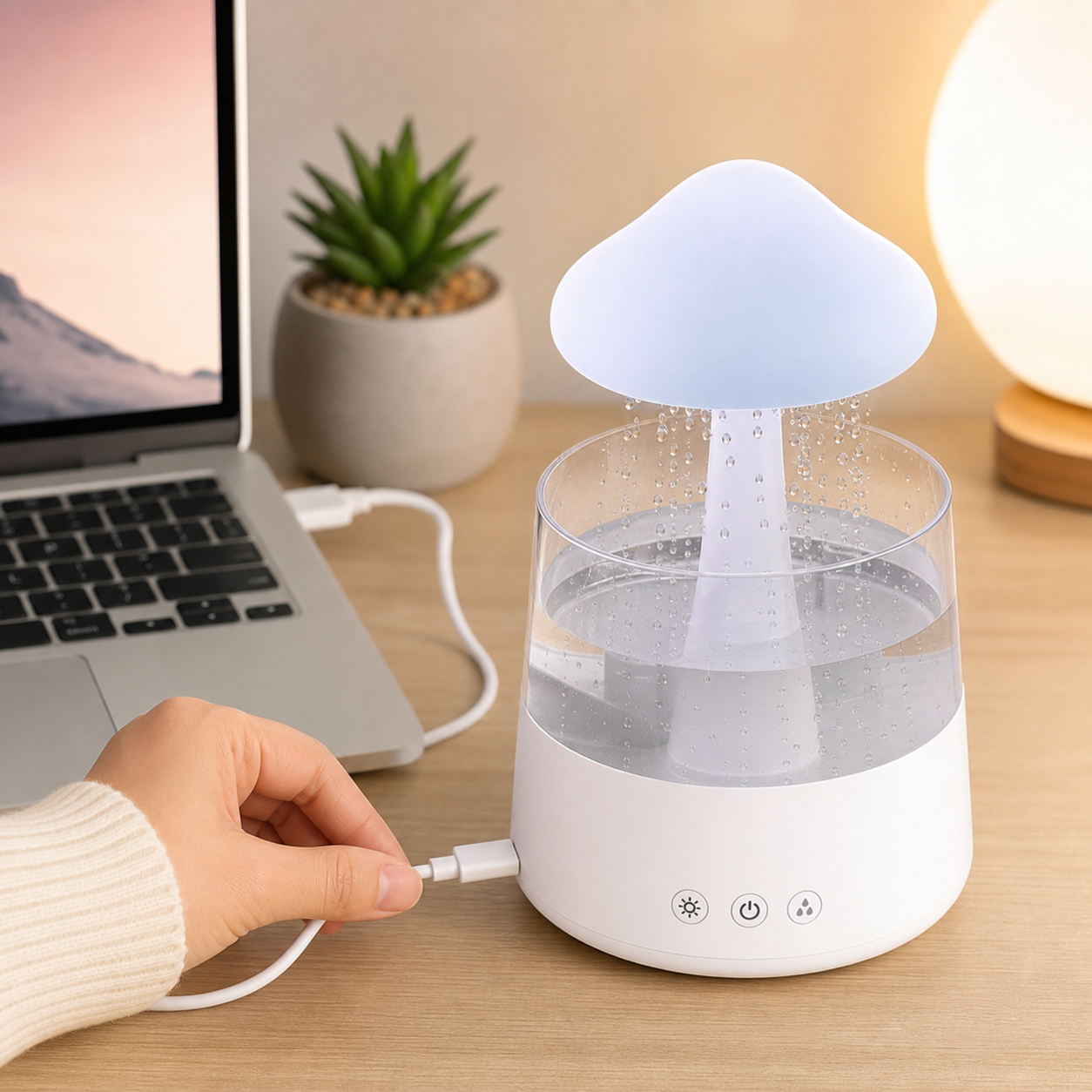 CLOUD SLEEP PRO® HUMIDIFICADORA LARGA NUBE DE LLUVIA Buen dormir en una nube de calma