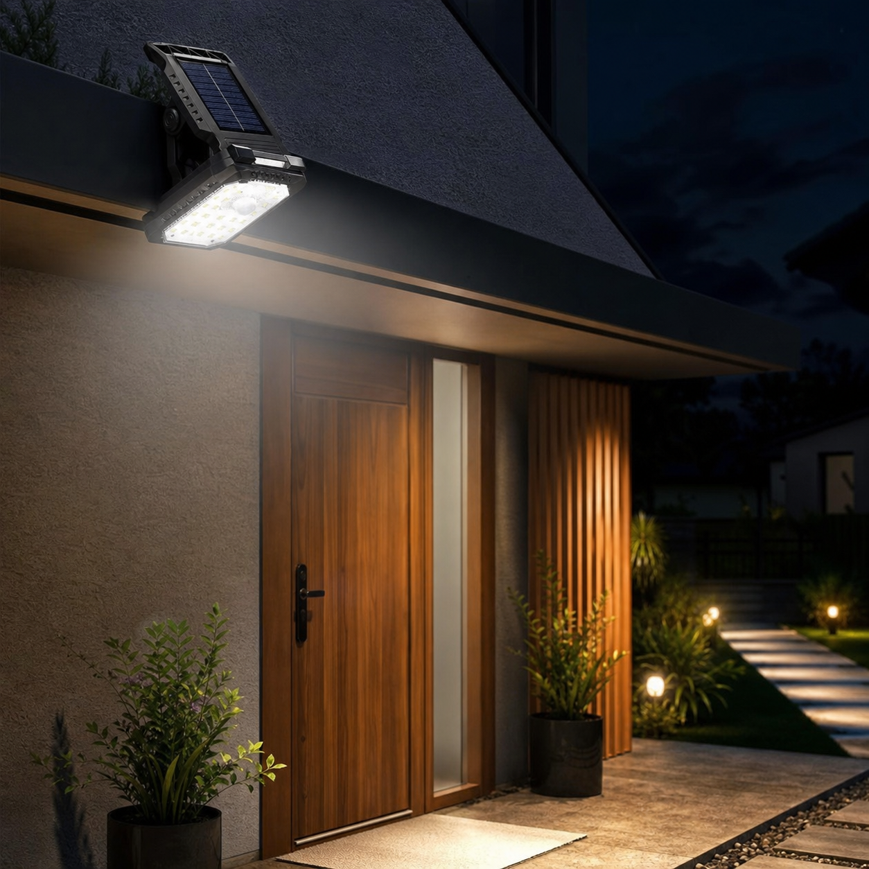 CLIPLIGHT SOLAR® LÁMPARA SOLAR CON CLIP Y SENSOR YX-525 - ¡La tranquilidad de iluminar donde más lo necesitas!