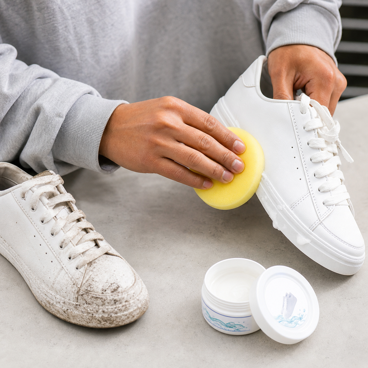 WHITE KICKS PRO® CREMA LIMPIADORA DE ZAPATILLAS BLANCAS