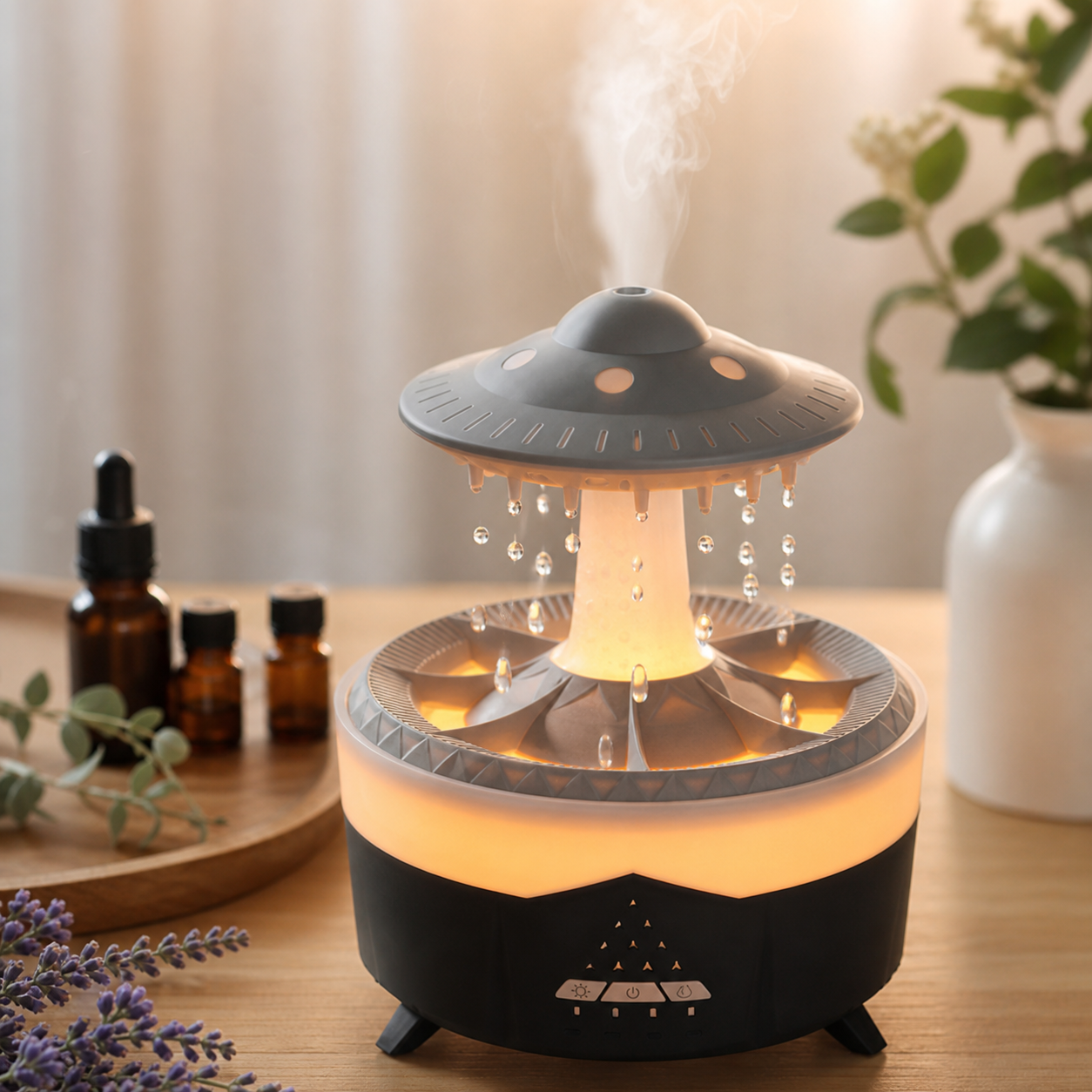 MUSHROOM DREAM® HUMIDIFICADOR DIFUSOR DE AROMAS HONGO ¡Rutinas más tranquilas!